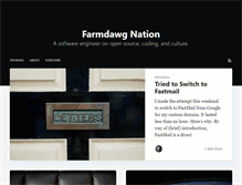 Tablet Screenshot of farmdawgnation.com